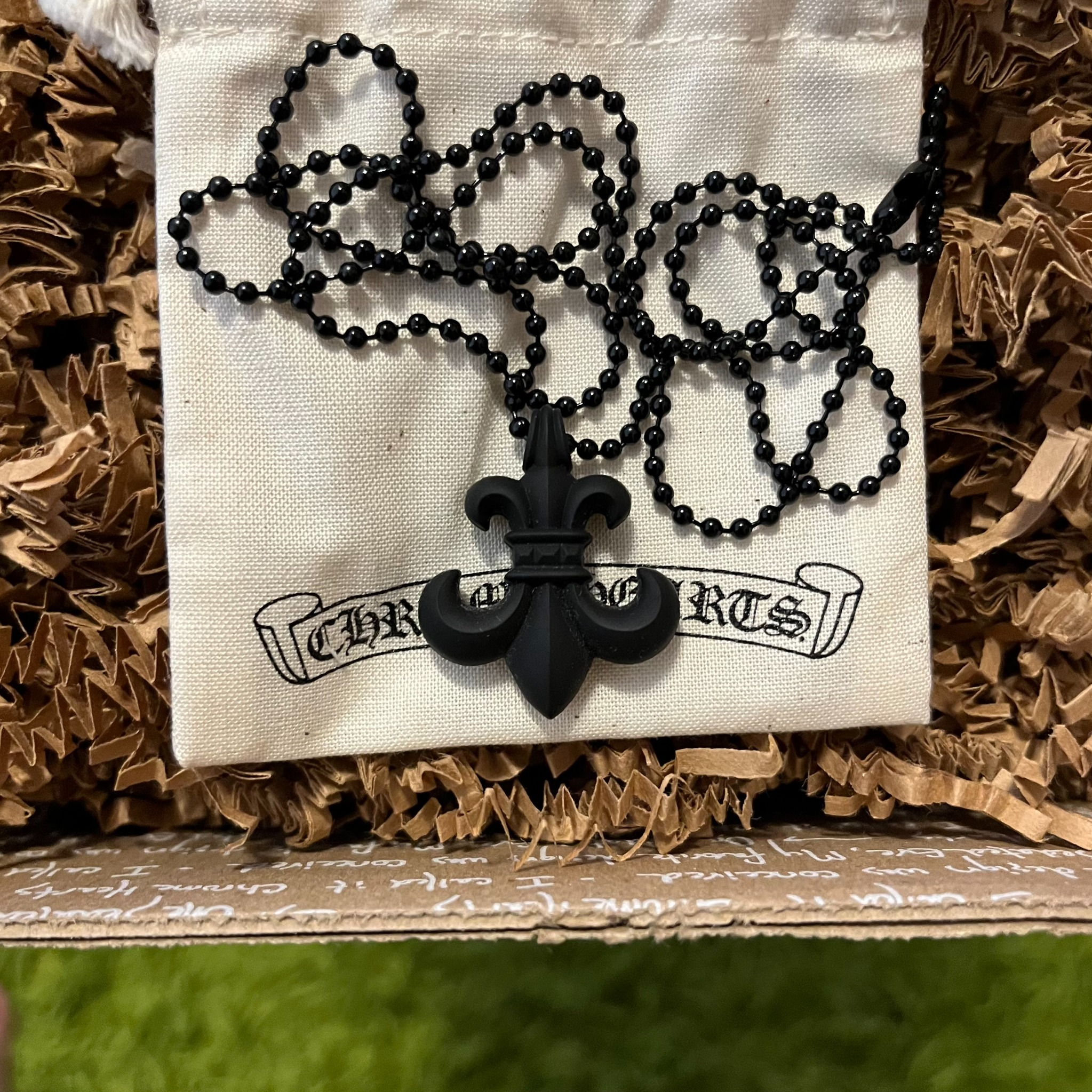 Chrome Hearts BS Fleur Silicone Rubber Necklace