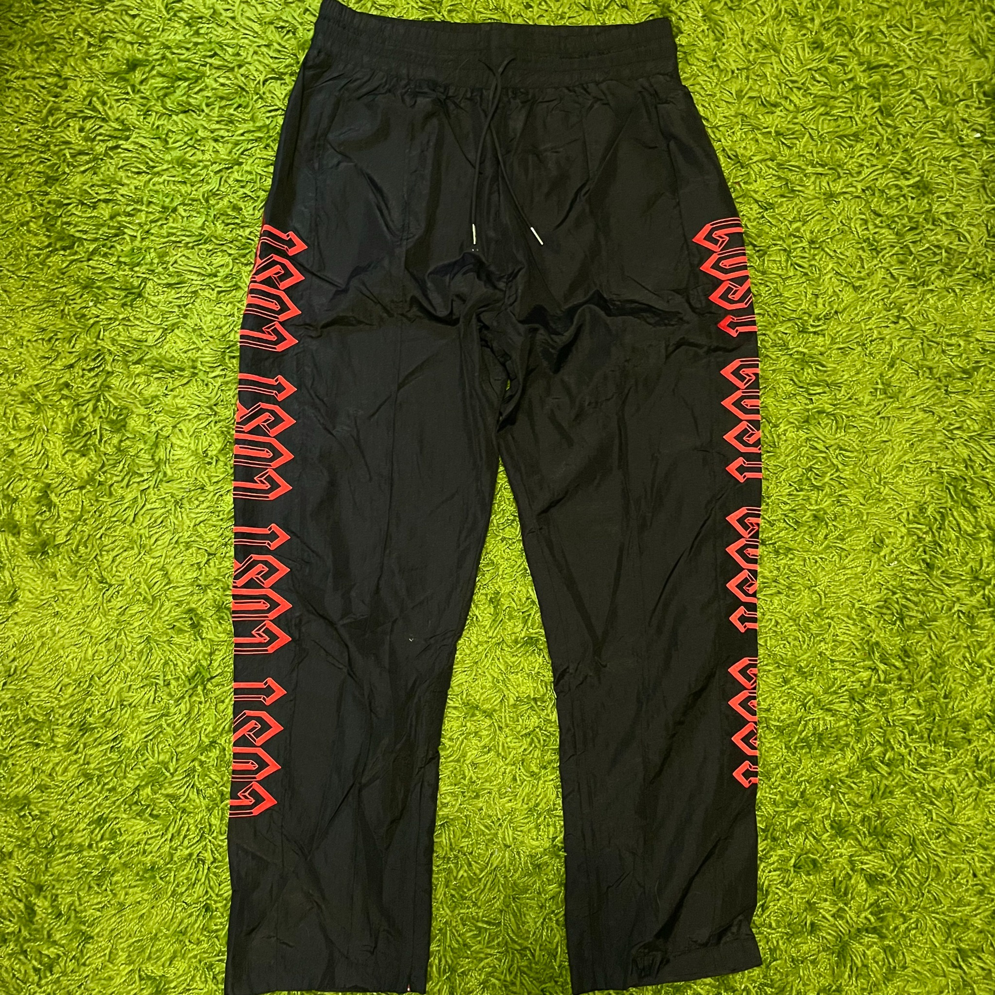 Lost Intricacy Black Nylon V3 Track Pants
